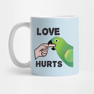 Love Hurts - Blue Front Amazon Parrot Ver.2 Mug